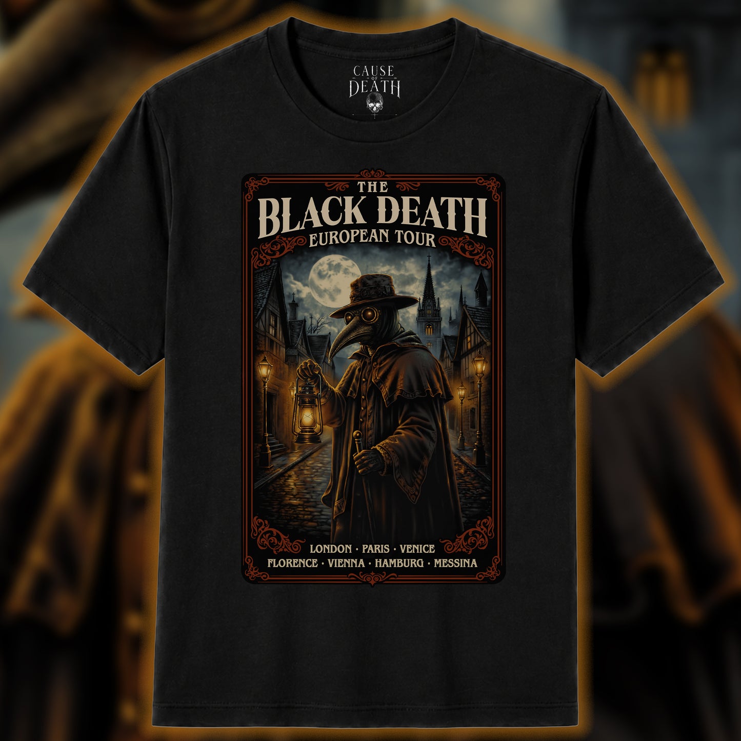 The Black Death European Tour T-Shirt